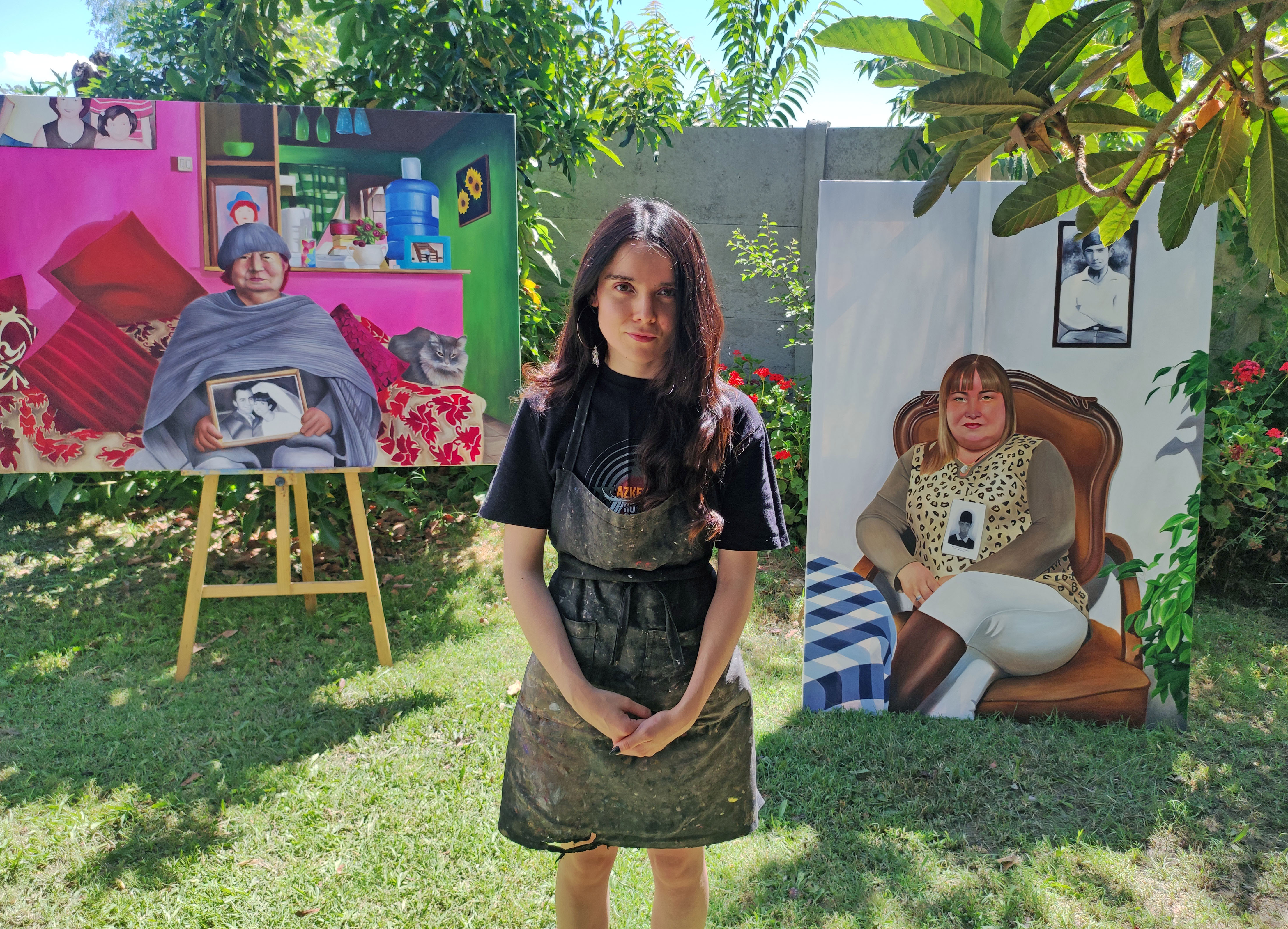 Myriam, la pintora de ‘las mujeres soles’